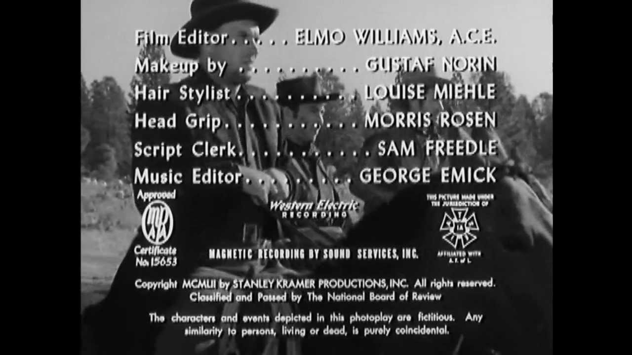 High Noon Opening Credits
