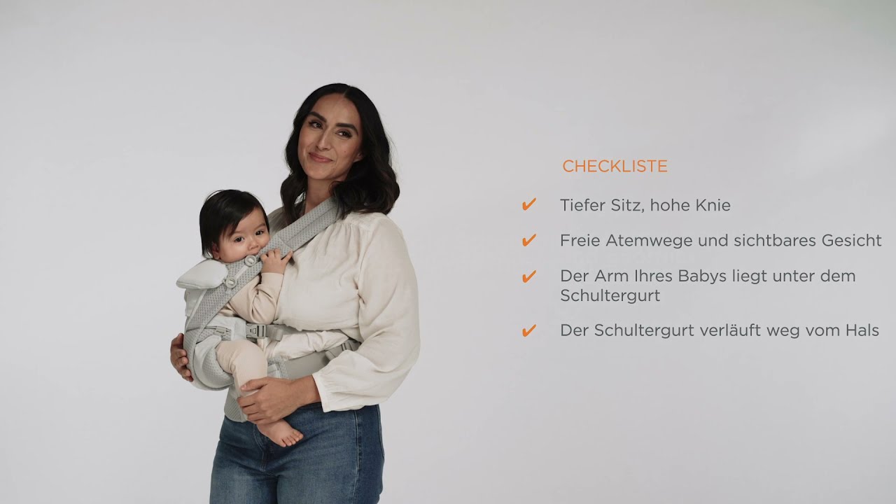 Ergobaby Omni Breeze- / Dream-Babytrage | Hüfttrageweise