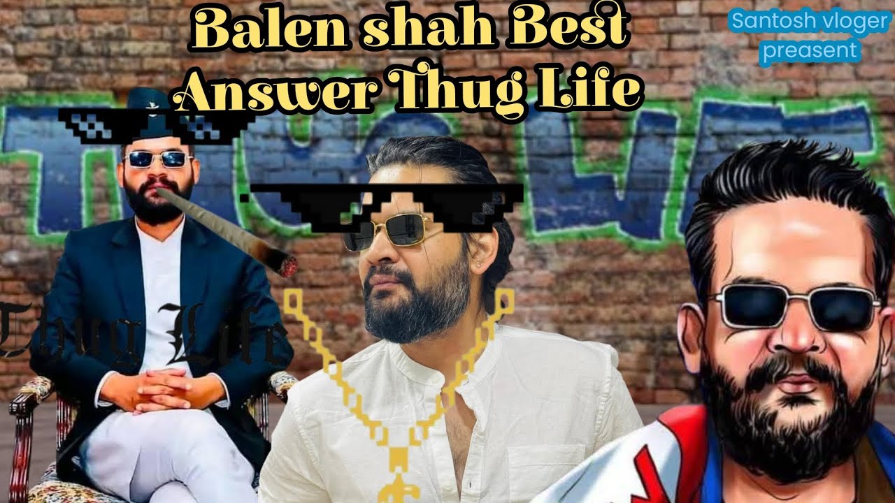 Balen shah Best Answer Thug Life 🤣🤣🥰🥰🥰🥰 (Balen shah) (santosh poudel)#balenshah 2026
