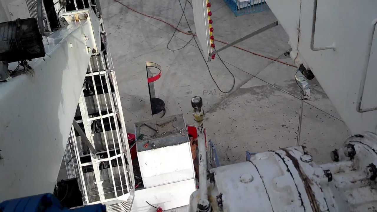 Em cima da torre do Kamikaze