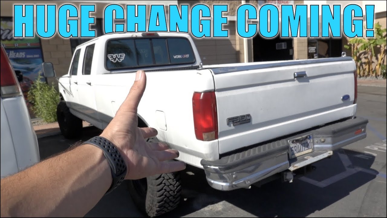 MY OBS f350 IS GETTING A NEW PAINT JOB!