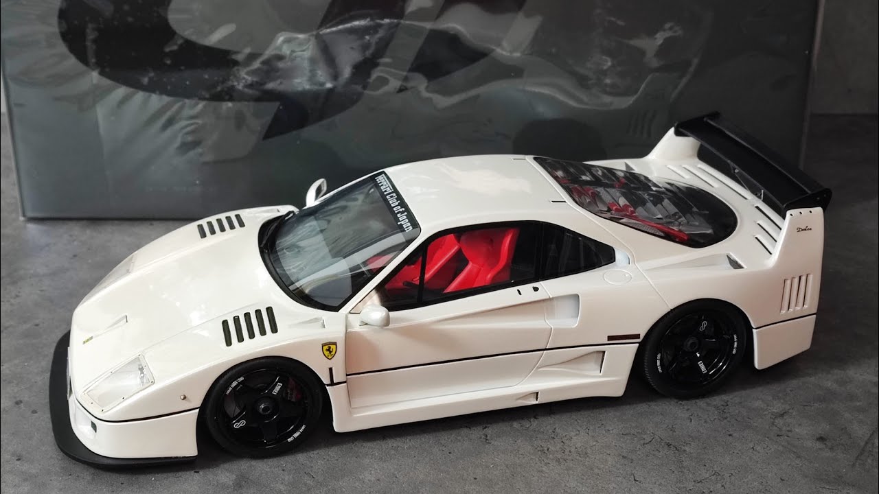1/18 GT Spirit Ferrari F40 LBWK White