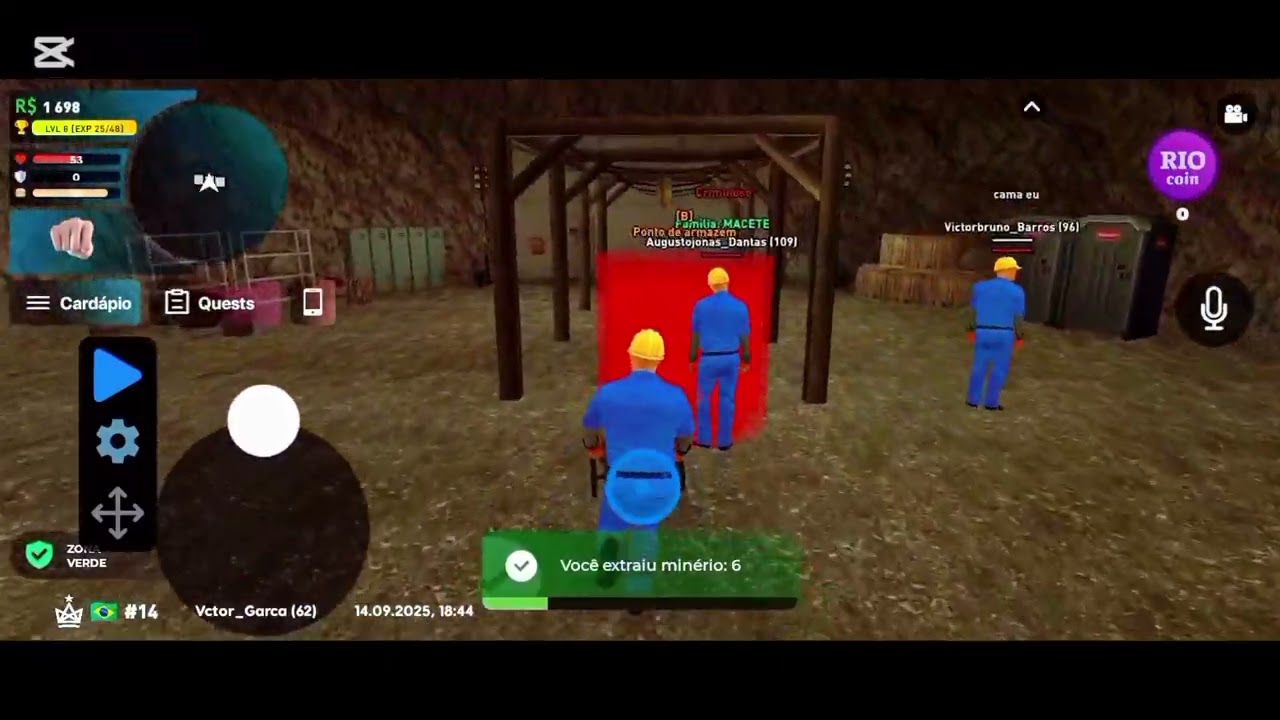 trabajando en la mina ⛏️ suscríbete ya gracias 