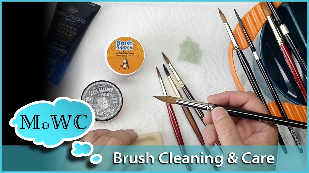 Cleaning & Caring For Your Watercolor Brushes