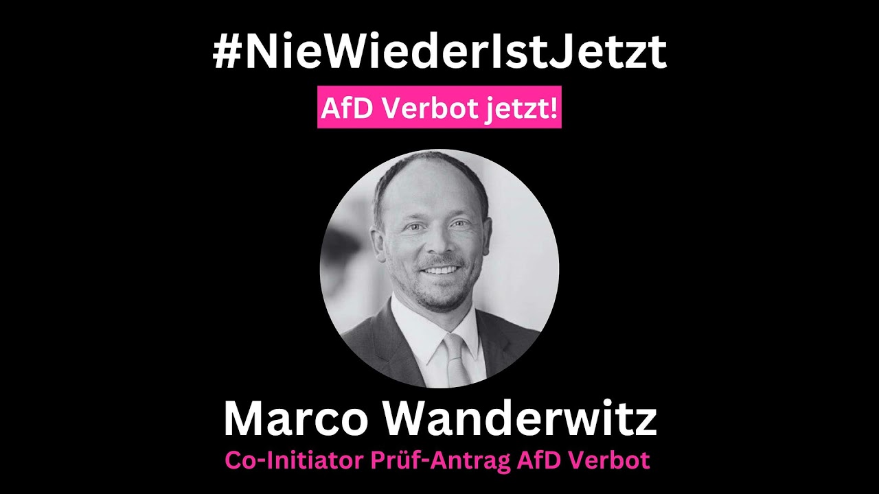 AfD Verbot jetzt! Marco Wanderwitz, CDU MdB
