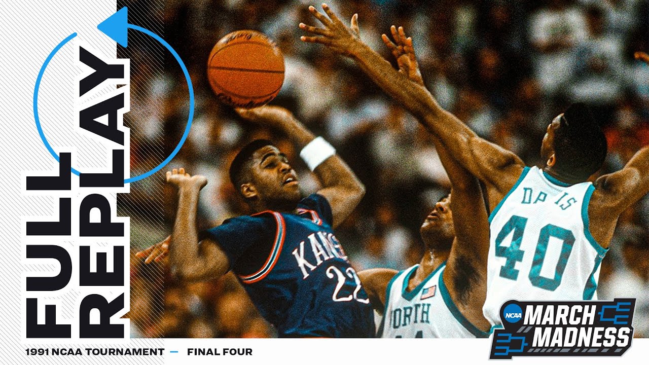 Kansas vs. North Carolina: 1991 NCAA men's Final Four | FULL REPLAY
