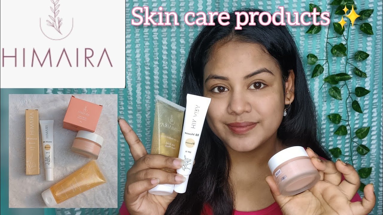 Himaira skin care products review, 24k gold face wash, BB mousse, Hydro Bomb Moisturizer