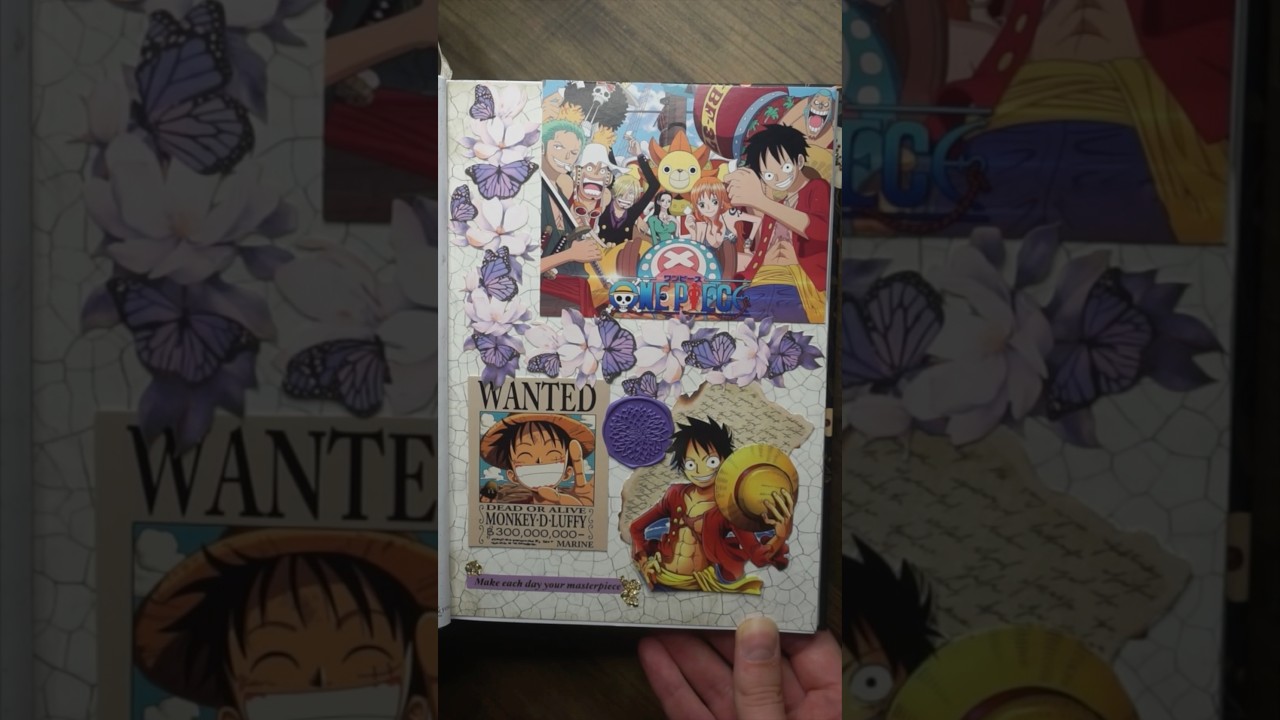 ASMR Jornal With Me // One Piece Theme 