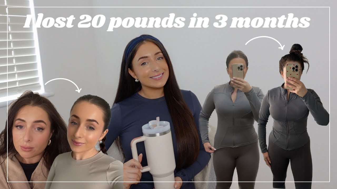 I LOST 20 POUNDS IN 3 MONTHS! ultimate glow up mentally & physically | intermittent fasting