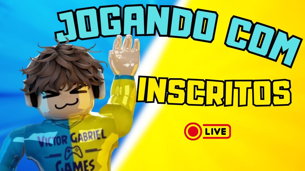 🔴JOGANDO COM INSCRITOS LIVE ROBLOX E MUITA DIVERSÃO🔴RUMO 300k Inscritos💫