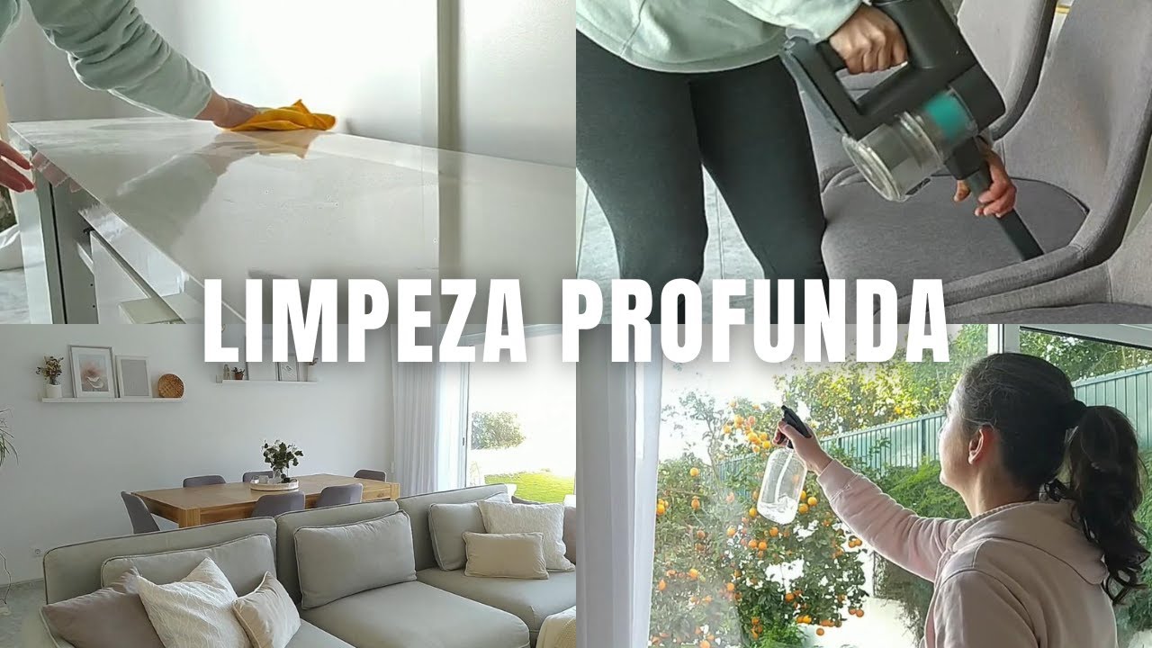 LIMPEI E ORGANIZEI A SALA | LIMPEZA DE ESTOFOS, VIDROS E CALHAS | TRUQUES PARA DEIXAR TUDO A BRILHAR