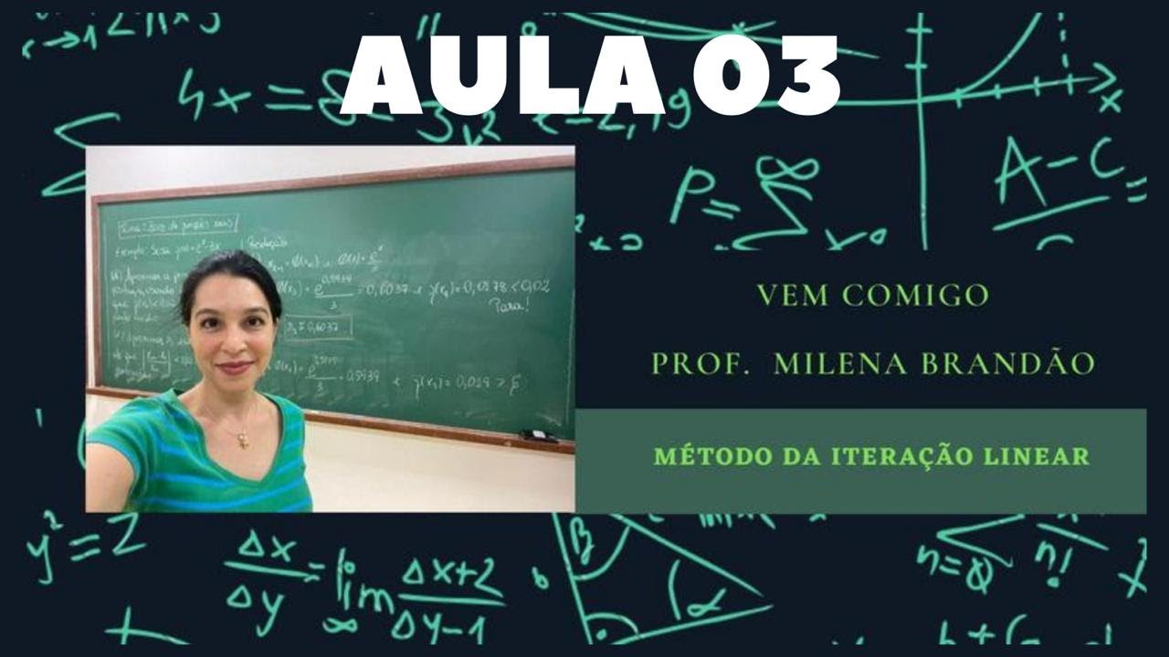Método da Iteração Linear ou do ponto fixo em Cálculo Numérico