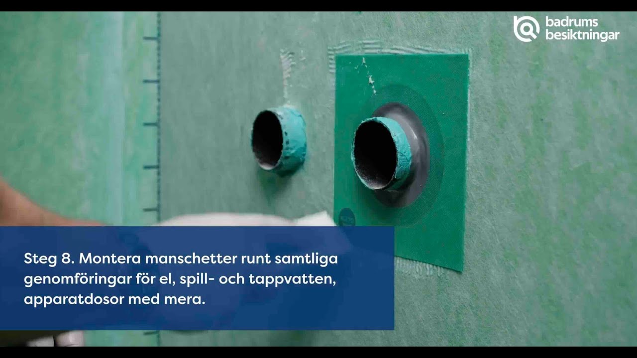 Montering av T&auml;tskikt - 10 Steg f&ouml;r Ett Felfritt Badrum | Badrumsrenovering & T&auml;tskiktsbesiktning