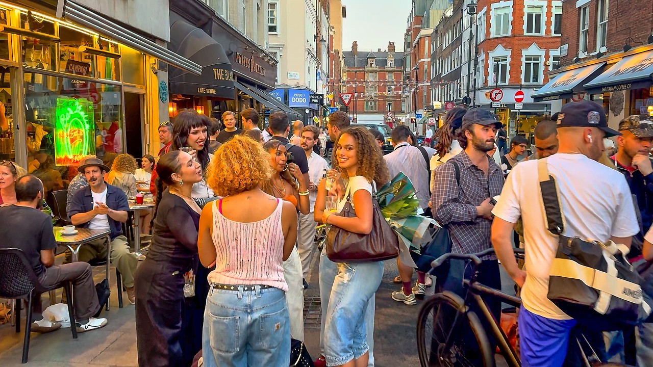 London Summer Sunset Walk 2026 | Lively West End Evening Walking Tour [4K HDR]