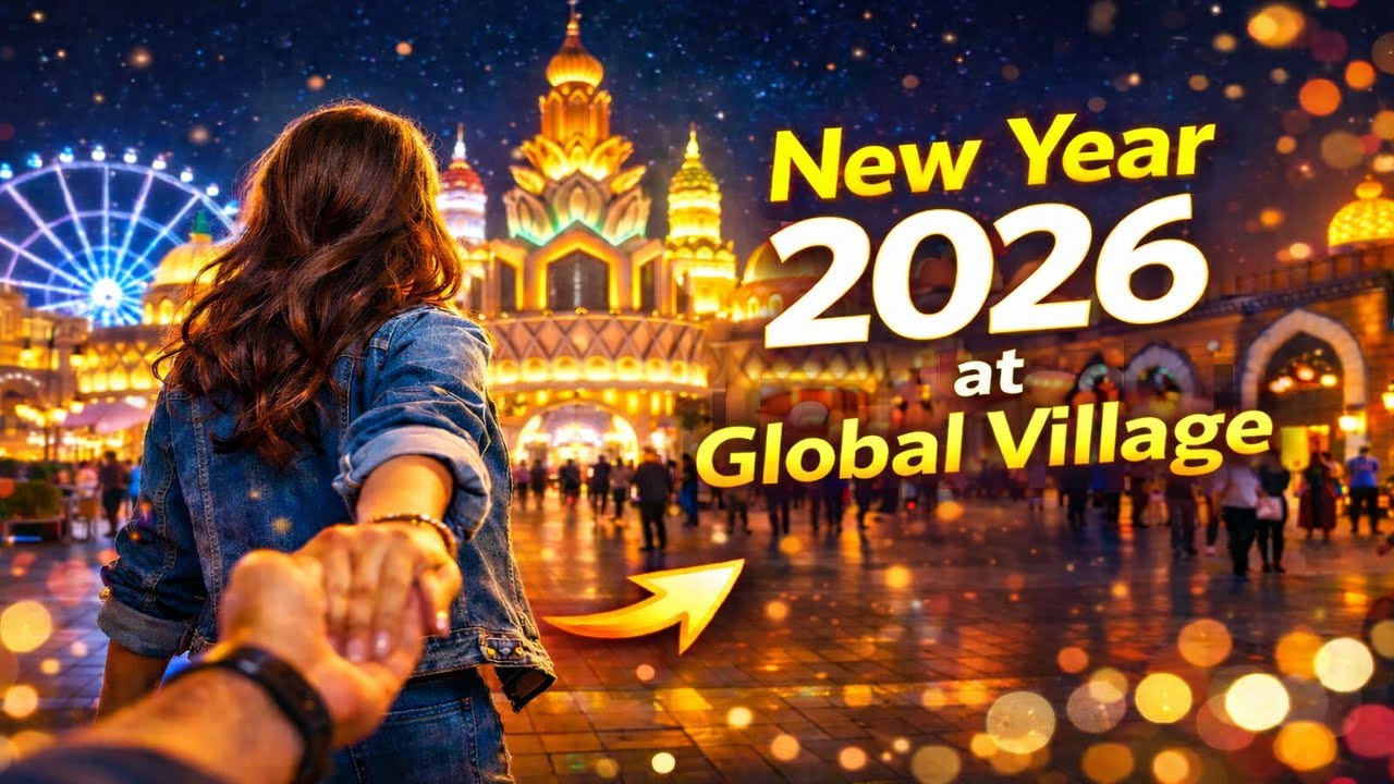 Walk With Me into 2026 🎆 | Global Village Dubai