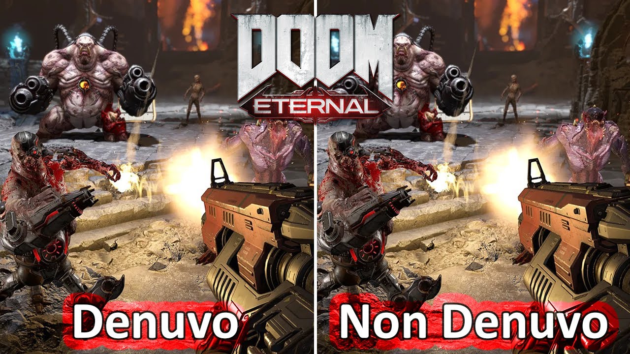 DOOM Eternal Denuvo vs Non Denuvo | Game Loading Times and Performance | 1080p 1440p 4K RTX 2080 Ti