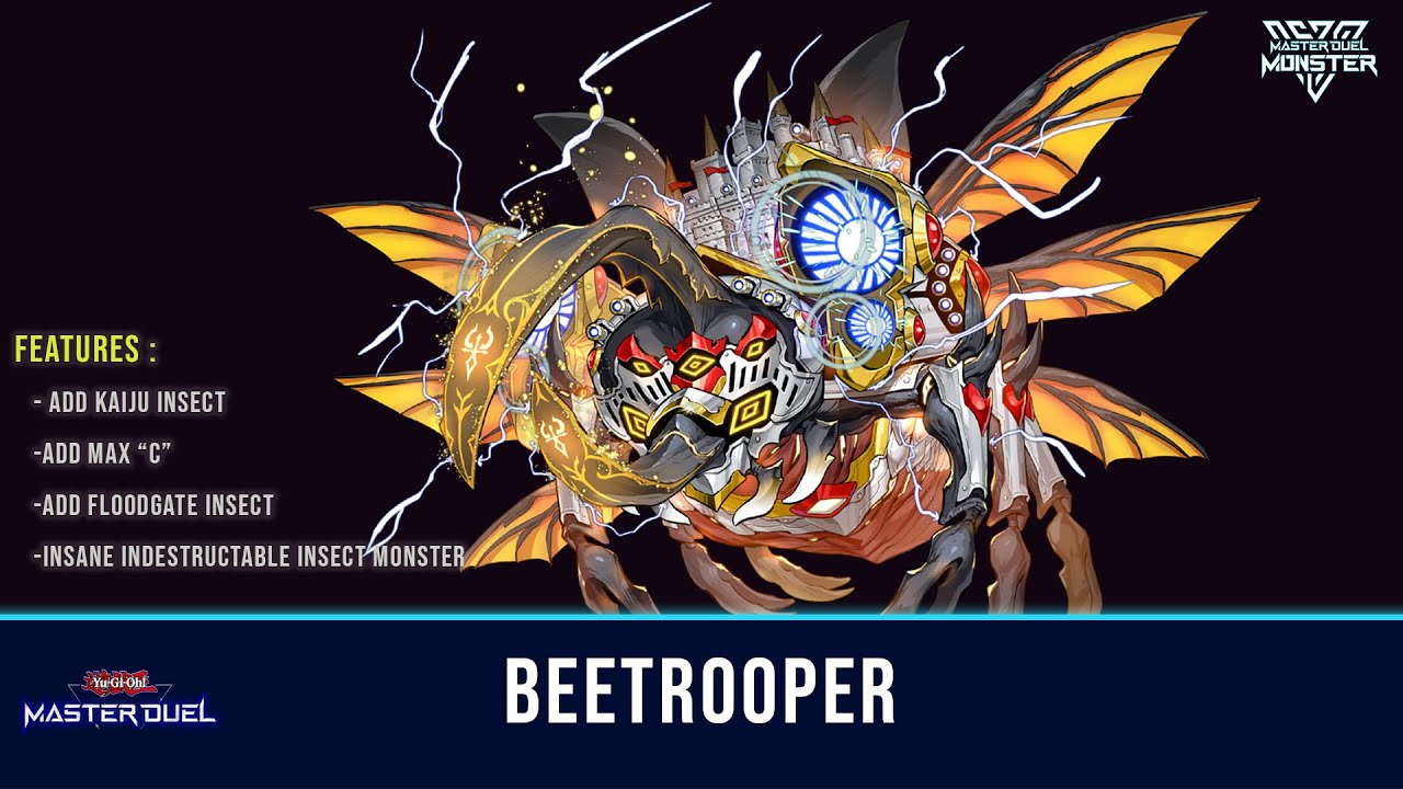 BEETROOPER DECK MASTER DUEL GAMEPLAY AND DECKLIST [YU-GI-OH! MASTER DUEL]