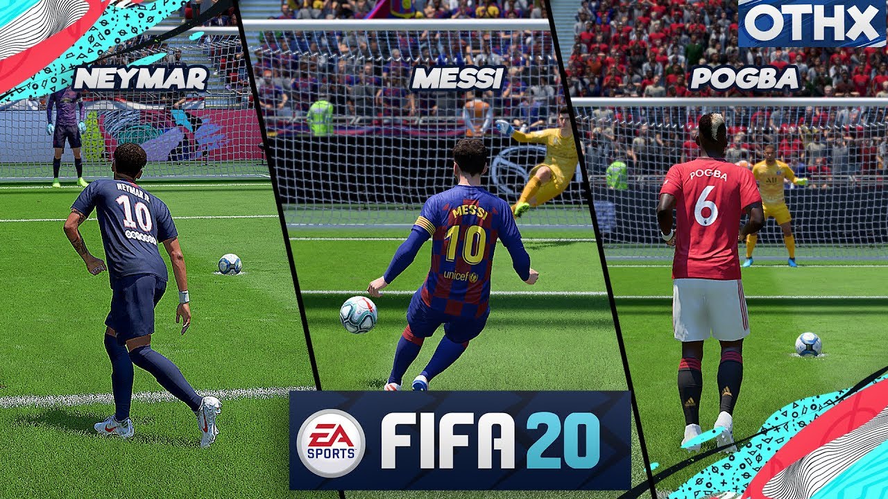 FIFA 20 | ALL Realistic Signature Penalty Styles w/ Neymar, Pogba, Messi, more!!| @Onnethox