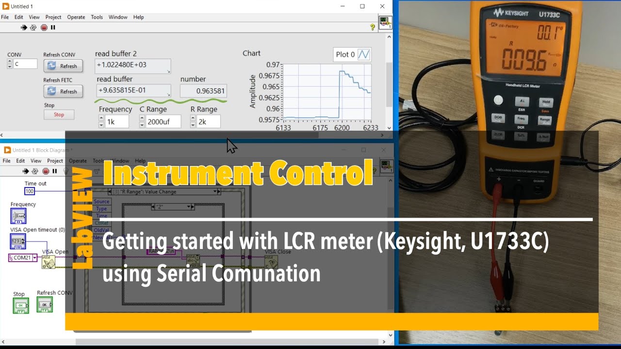 LabVIEW  for Instrument control #EP15 Getting started with LCR meter