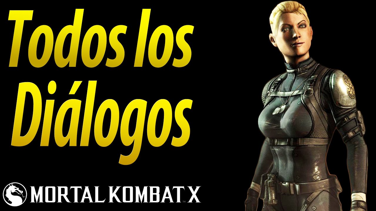 Mortal Kombat X | Español Latino | Todos los Diálogos | Cassie Cage | Xbox One |