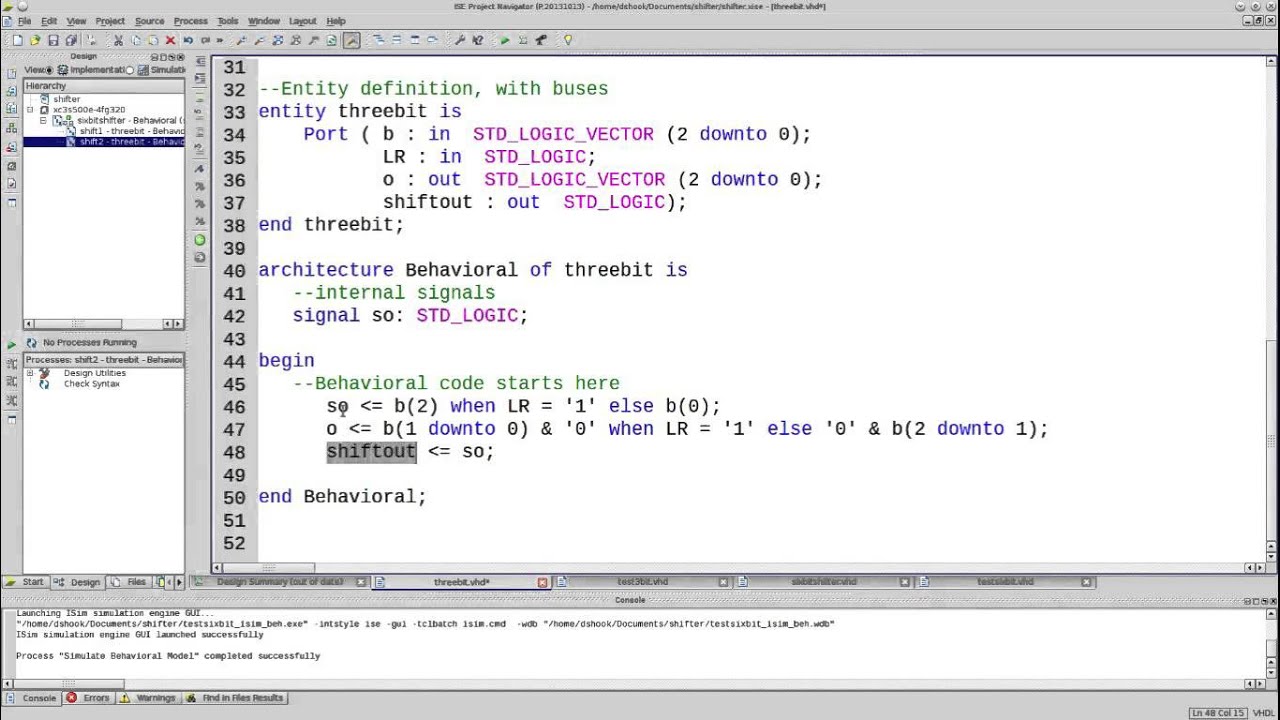 CSE260 - Combinational VHDL