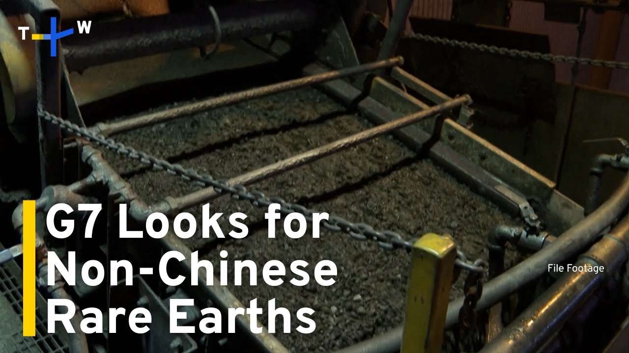 G7 Finance Ministers Launch Plan To Diversify Rare Earths Away From China｜TaiwanPlus News