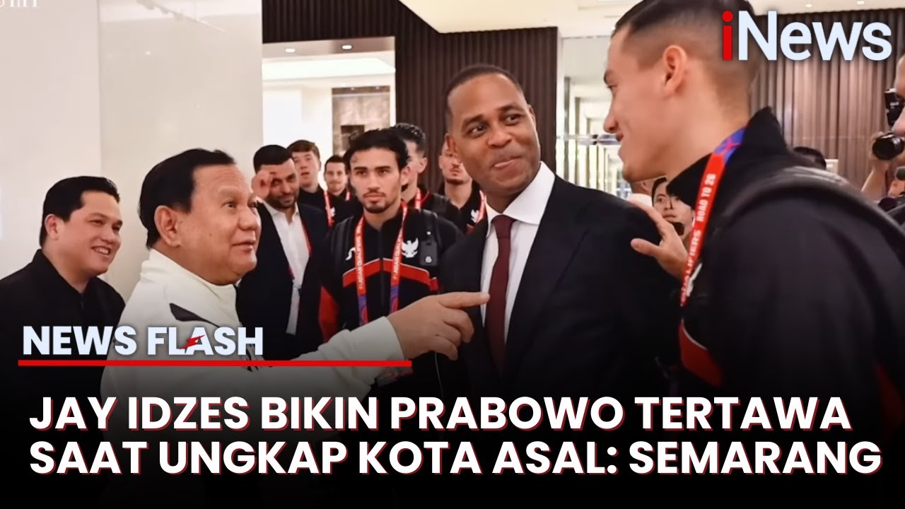 Prabowo Kaget Patrick Kluivert Bisa Bahasa Indonesia dan Jay Idzes Berdarah Semarang | News Flash