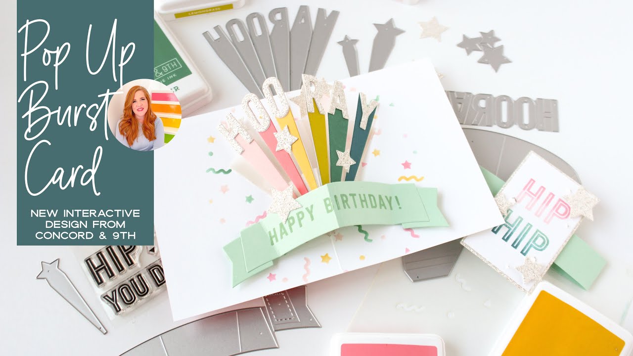 How To Create A Pop Up Burst Interactive Card   Concord and 9th December 24 Release