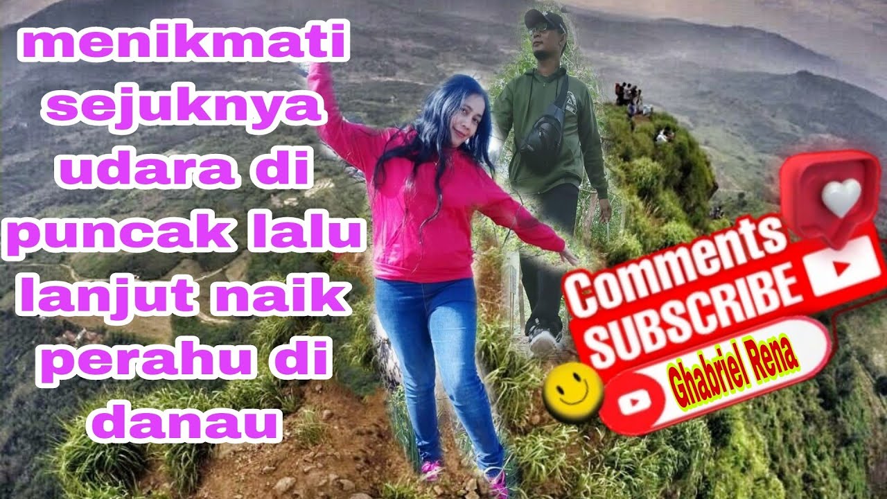 menikmati sejuknya udara di puncak lalu lanjut naik perahu di danau @ghabrielrena154