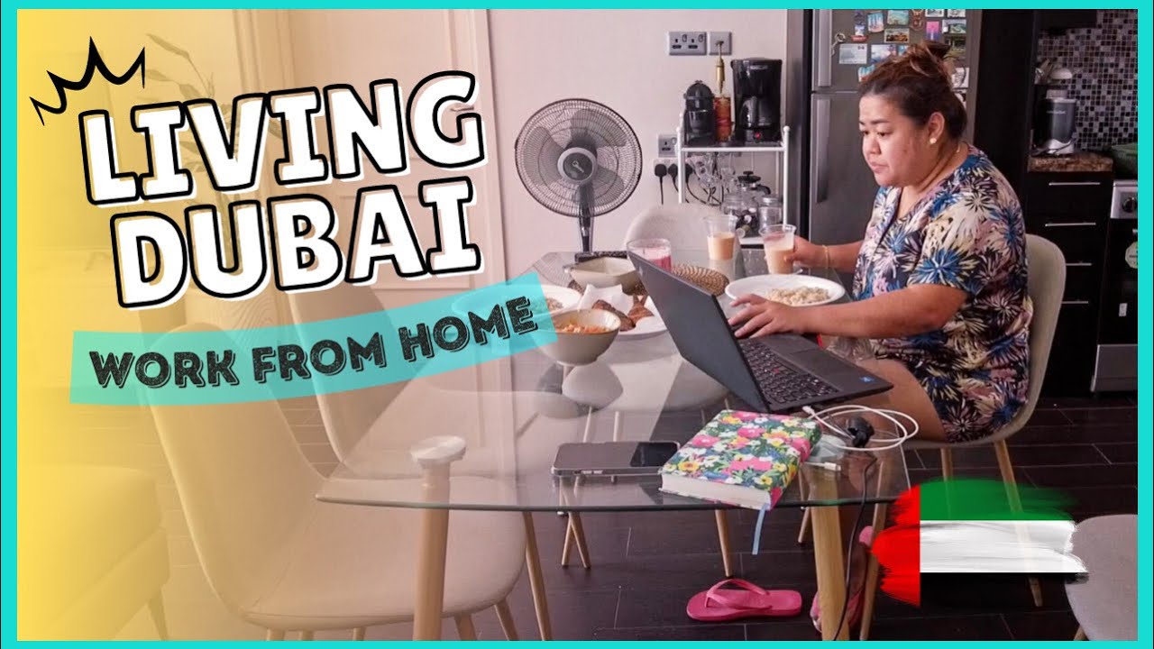 LIVING DUBAI 🧡 WORK FROM HOME DAY (productive vlog at home) | Me, myself & Irish