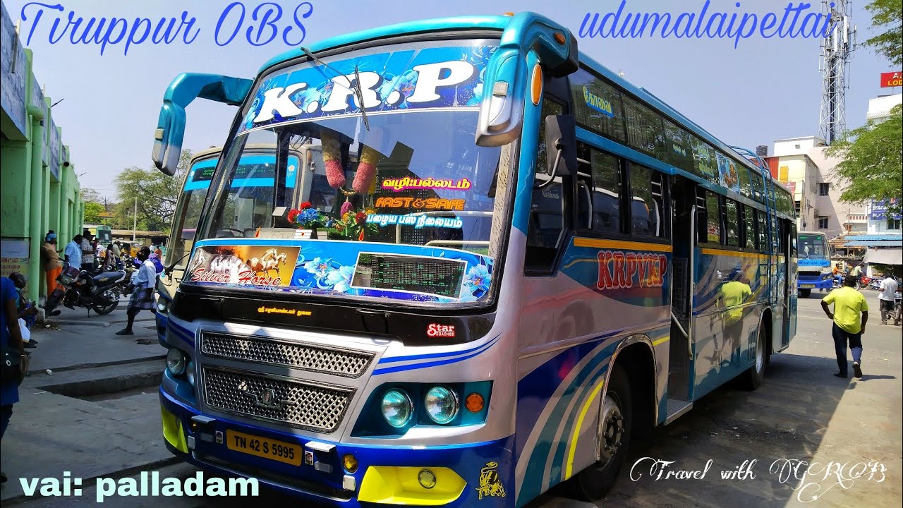 💖🚍KRP&VKP Bus service 🚍💖|TIRUPPUR OBS🔁UDUMALAIPETTAI|🔥Fast&Safe♥️|(Vai)Palladam|Travel with GRB|EP46