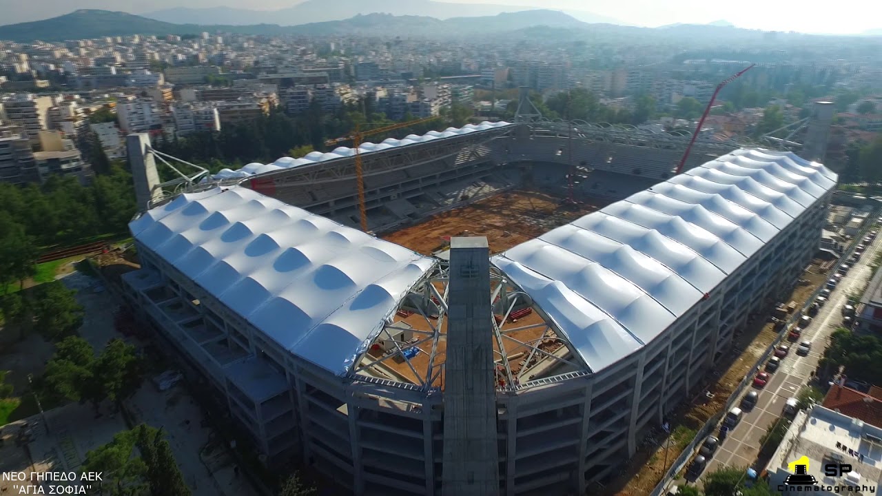 Νέο Γήπεδο ΑΕΚ ''Αγία Σοφία'' (7-12-2019) | Aerial Footage of AEK's New Stadium Agia Sofia