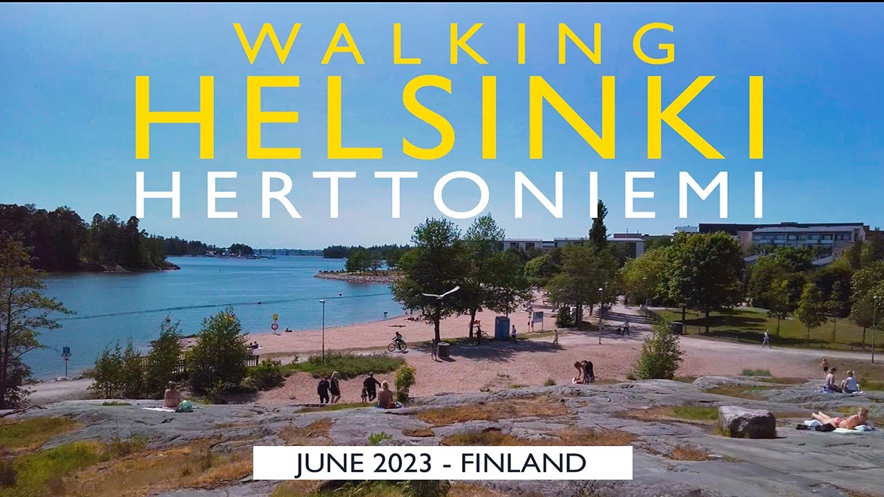 Helsinki Walk: Herttoniemi, June 2023, Finland [4K]