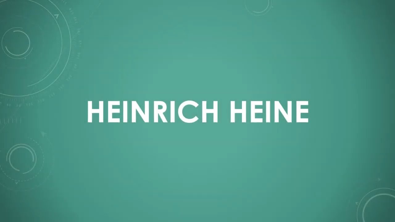 Heinrich Heine einfach und kurz erkl&auml;rt