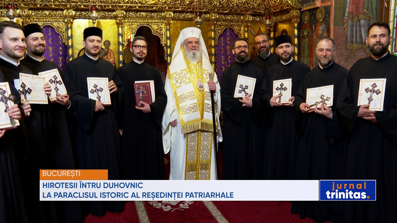 Hirotesii întru duhovnic la Paraclisul istoric al Reședinței Patriarhale