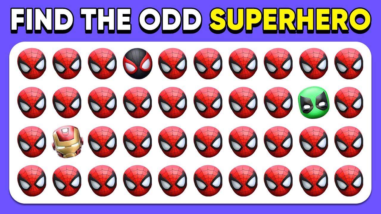 Find the ODD One Out - Superheroes Edition 🦸‍♂️🦸‍♀️ 60 Ultimate Levels | Marvel & DC Quiz