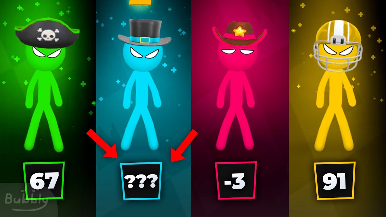 😎 Stickman Random MINIGAMES Tournament - Stickman Party Gameplay