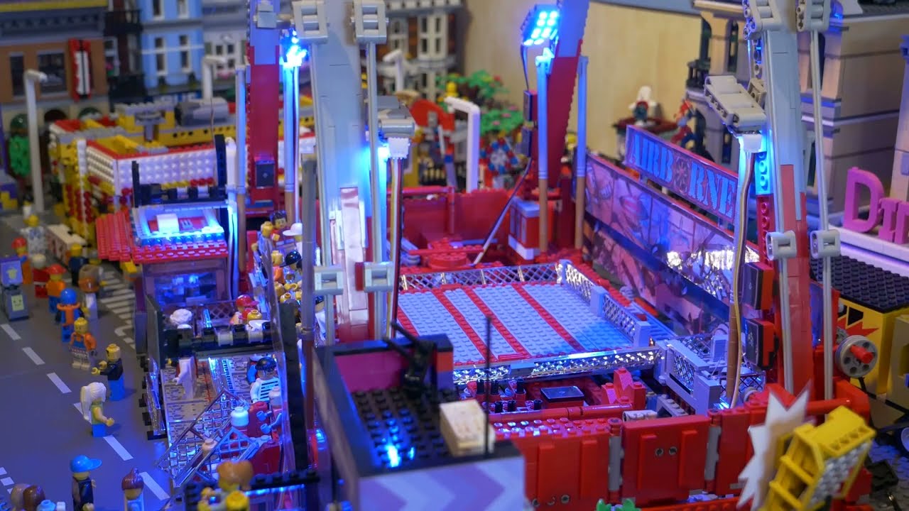 Lego Kirmes - Kermis - Funfair - Airborne W.ordelman  - Park Brickadia 2022