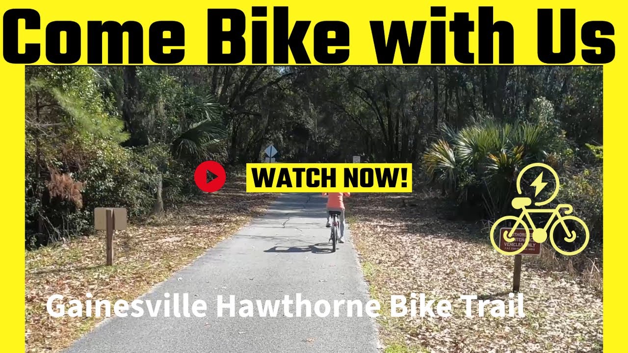 Gainesville Hawthorne State Bike Trail - Bike Ride