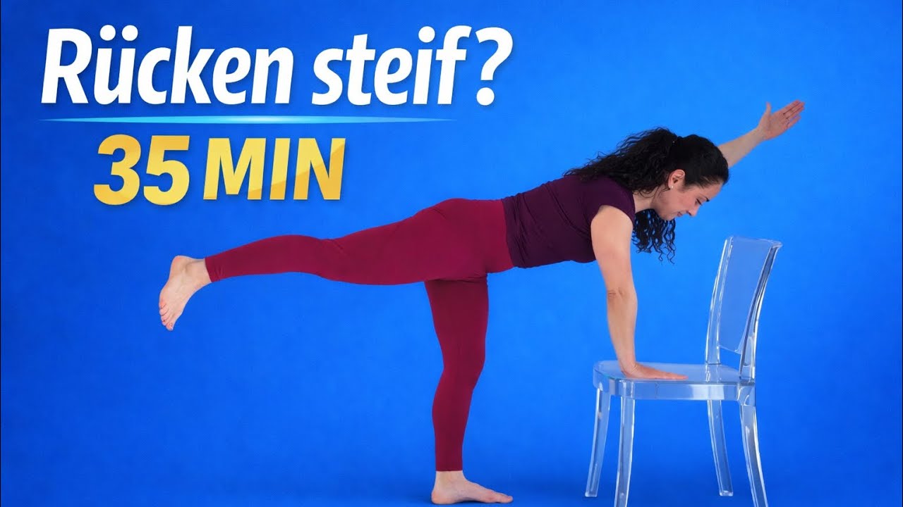 Rücken steif? 35 Minuten Wirbelsäulengymnastik für einen beweglichen Rücken