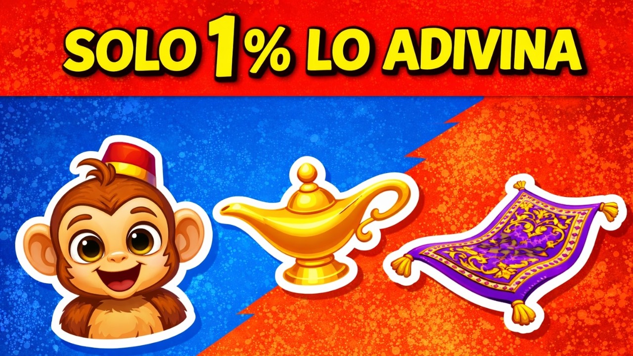 ¿Cuál es la Película? Emoji Quiz Disney 🤔