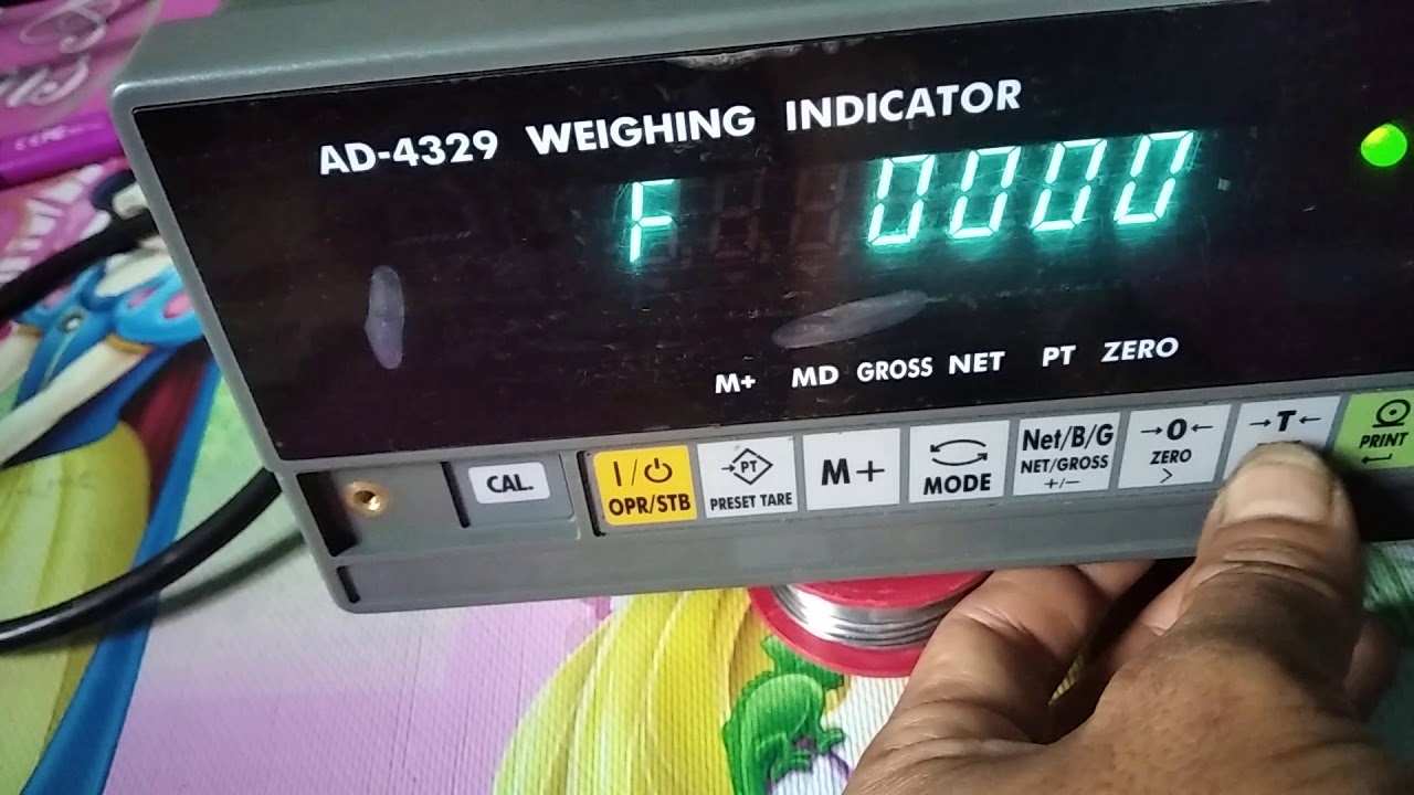 Calibrasi indikator AD 4329.