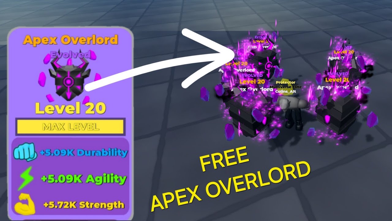 Free Apex Overlord Giveaway in Muscle Legends! | ROBLOX 💪 Muscle Legends 