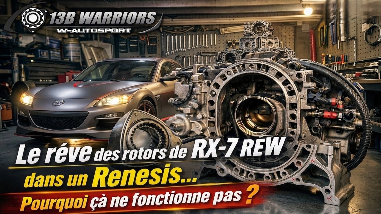 [ROTARY TECH] POURQUOI LES ROTORS DE RX7 DANS UN RENESIS CA NE FONCTIONNE PAS