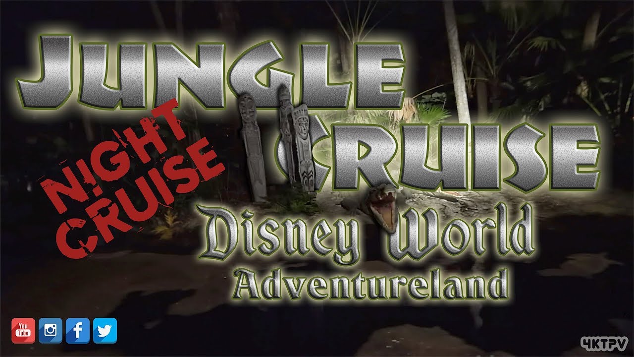 Disney World - Jungle Cruise - Night cruise! - POV complete ride