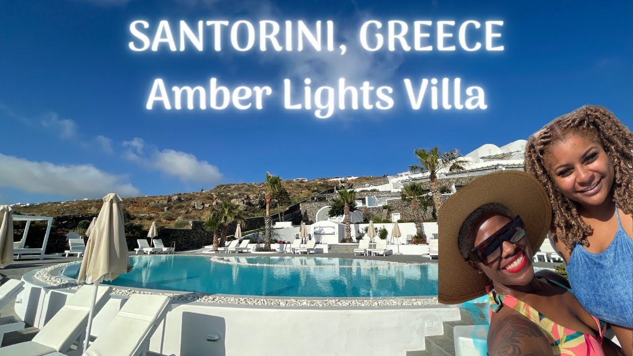 SANTORINI GREECE - Amber Lights Villa Hotel Review