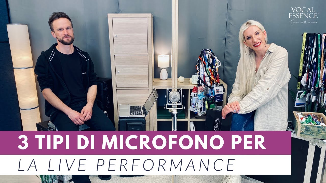 3 tipi di Microfono per la Live Performance con Luca Stefani | Vocal Essence®