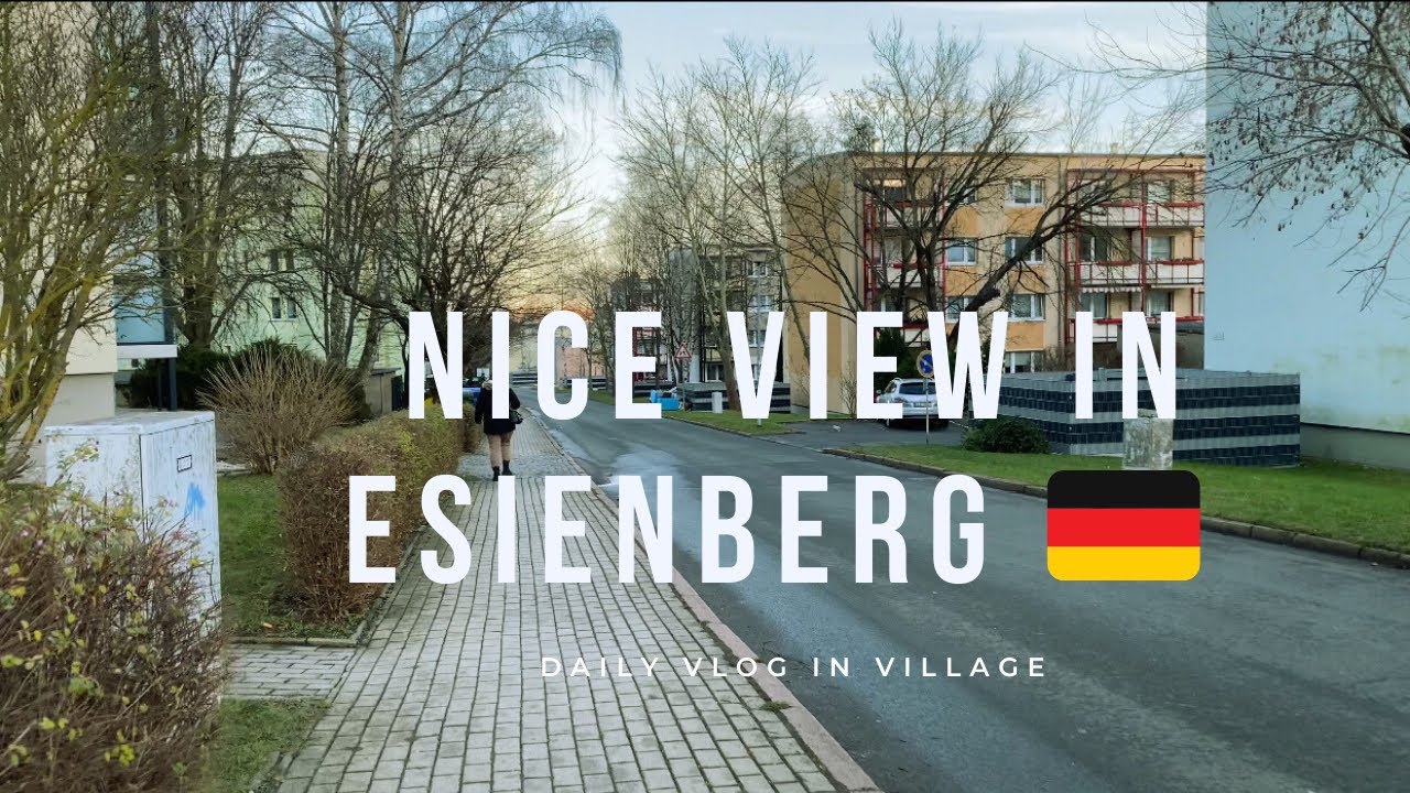4K Nice view in Eisenberg Germany 🇩🇪 2025