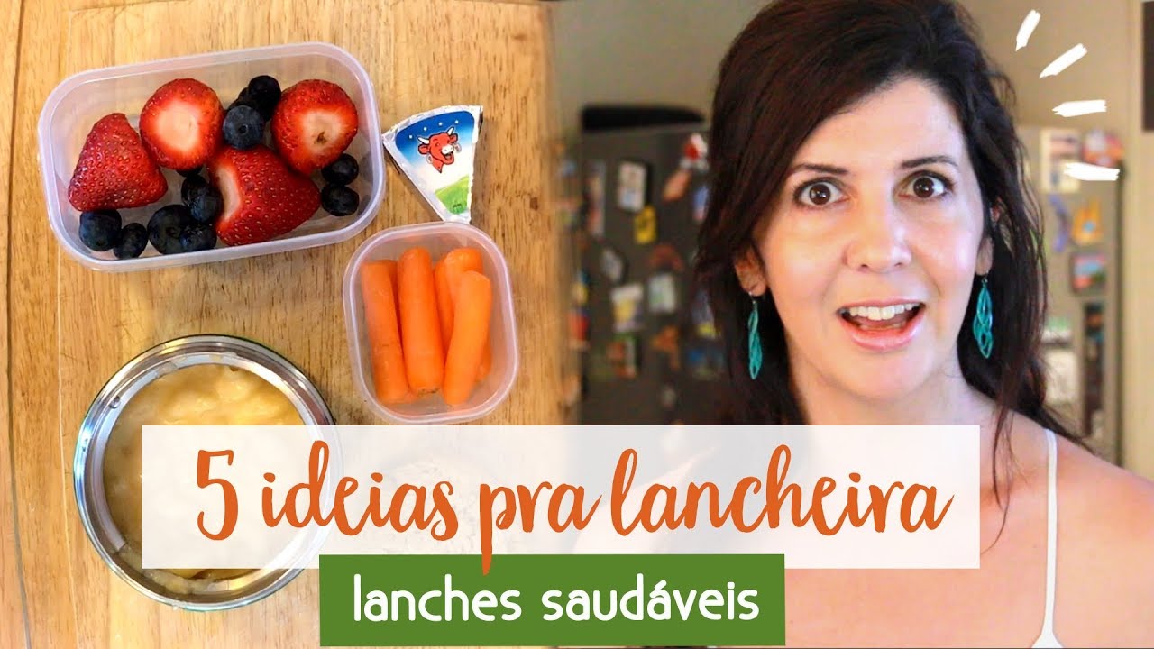 5 Ideias pra lancheira de escola | Tudo saudável e gostoso | Cozinha da Lu #01  • Lu Azevedo