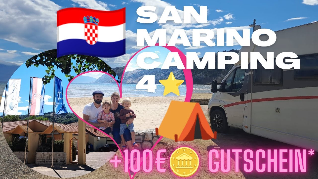 🇭🇷 San Marino Camping Resort 4⭐ by VALAMAR | Camping Adriatic⛺ | Insel RAB 🏝️| 🍬+100&euro; Gutschein! 👇👇👇